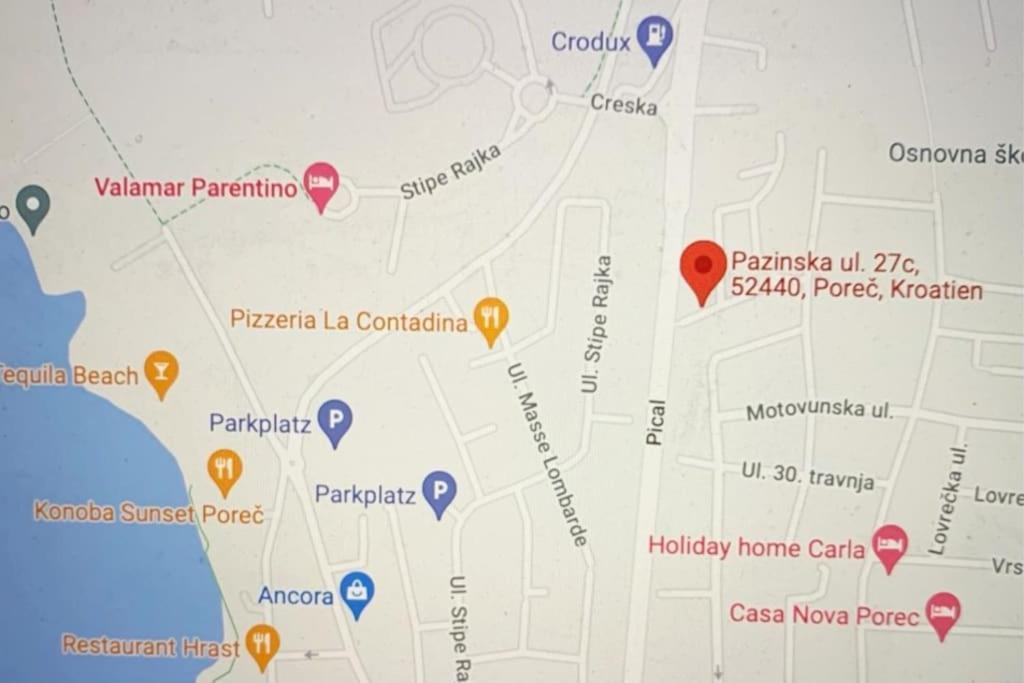 Porec, Tolle 3 Zi-Whg, Sehr Zentral, Top Zustand! Mit Internet Und W-Lan! Экстерьер фото